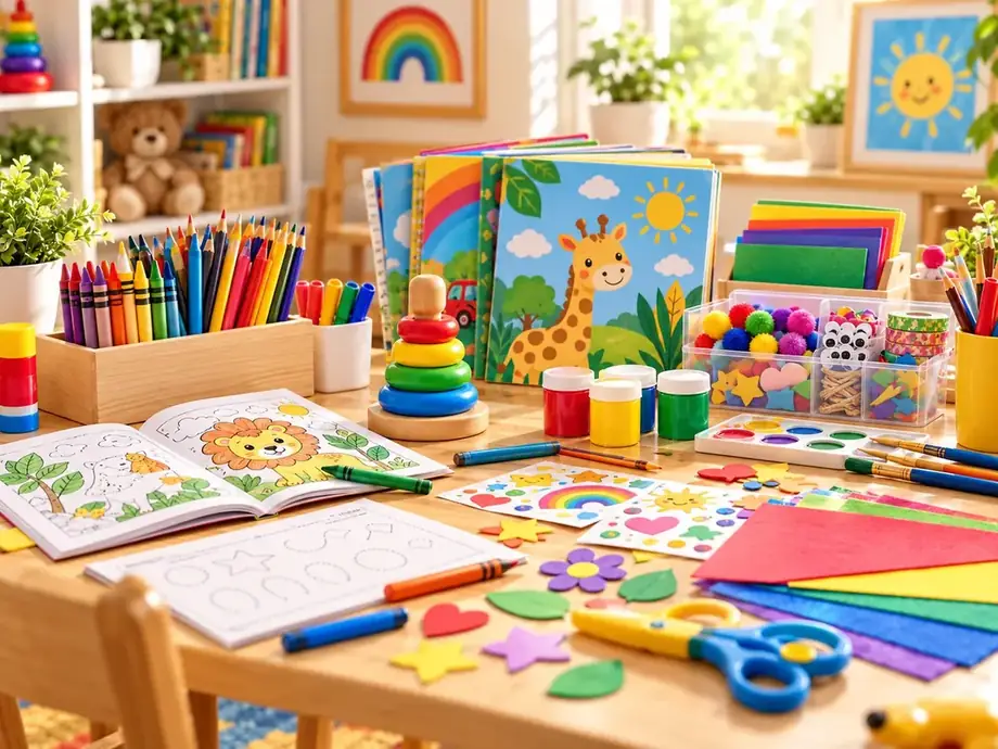 Photorealistic creative activity sets