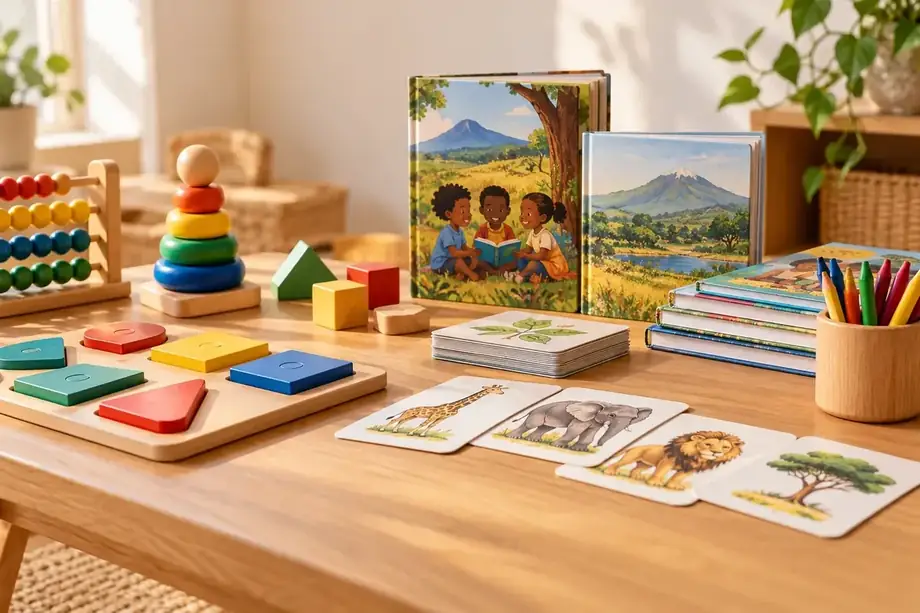 Learning materials and activity resources designed for children